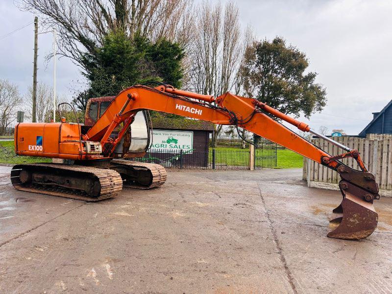 HITACHI EX100-5E TRACKED EXCAVATOR C/W QUICK HITCH & BUCKET 