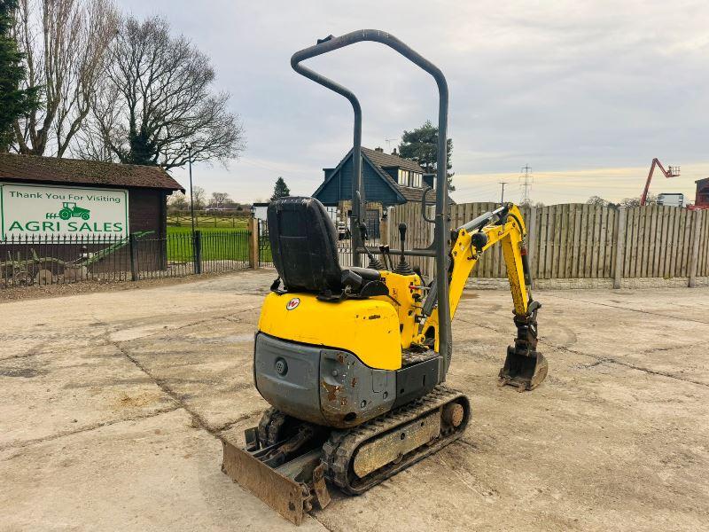 WACKER NEUSON 803 EXCAVATOR *YEAR 2017, 596 HOURS* C/W EXPANDING TRACKS