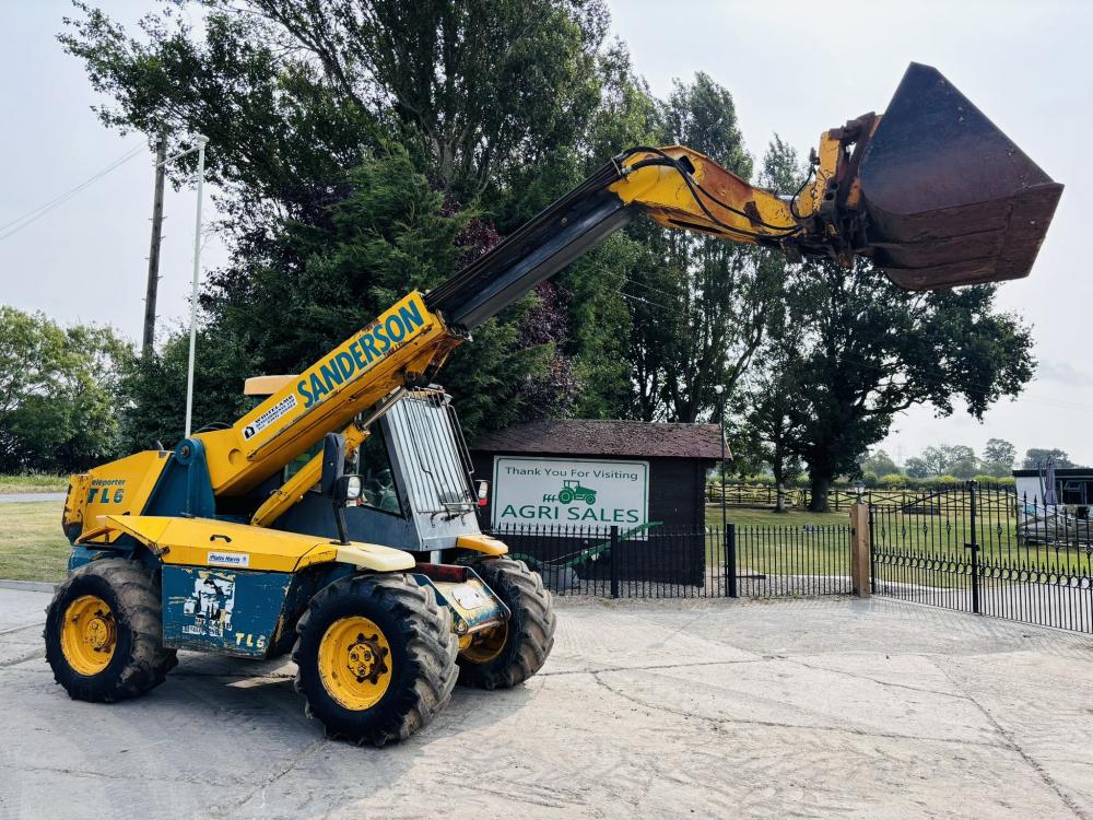 SANDERSON TL6ST 4WD TELEHANDLER *AG-SPEC* C/W BUCKET & PICK UP HITCH *VIDEO*