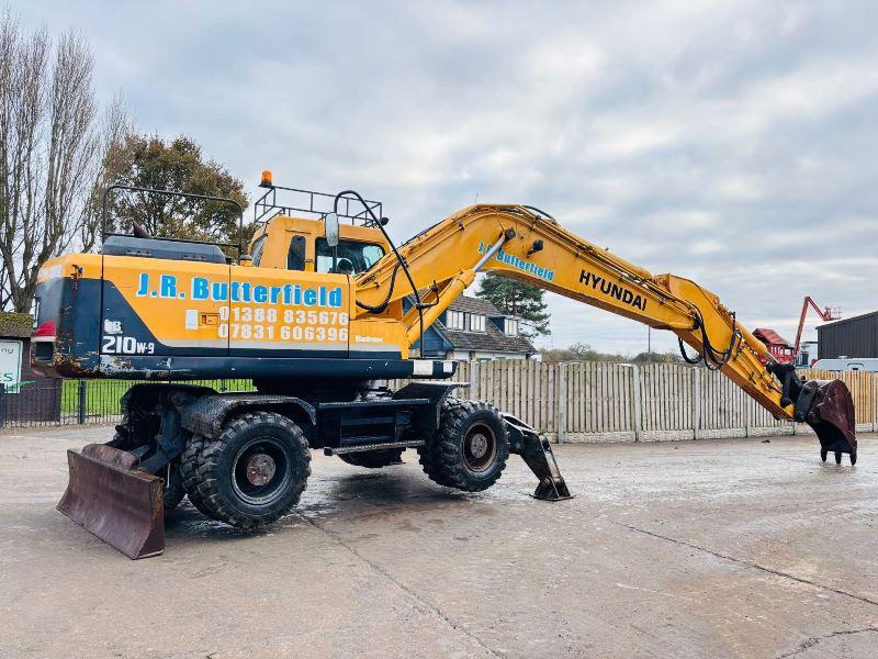 HYUNDAI 200W-7A 4WD WHEELED EXCAVATOR *ROAD REGISTERED* C/W QUICK HITCH *VIDEO*