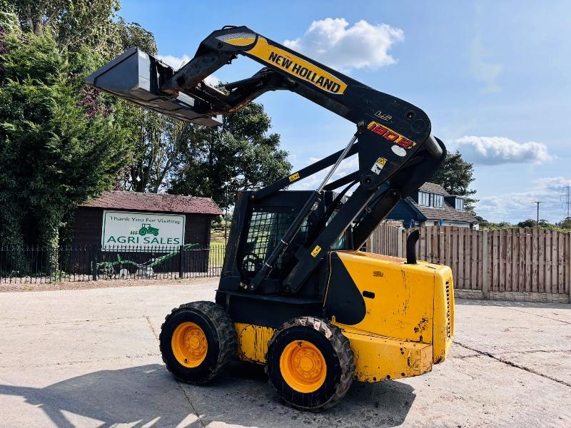 NEW HOLLAND LS180B HIGH LIFT SKIDSTEER C/W BUCKET *VIDEO*