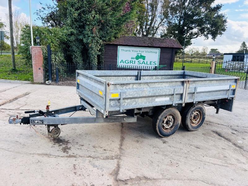 INDESPENSION CHALLENGER TWIN AXLE DROP SIDE TRAILER *VIDEO*