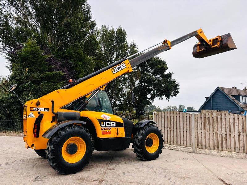 JCB 535-95 4WD TELEHANDLER *YEAR 2013* C/W BUCKET *VIDEO*