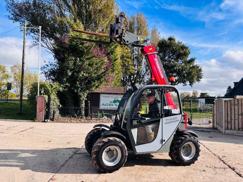 WEIDEMAN T4512 4WD TELEHANDLER *YEAR 2015, ROAD REGISTERED, 3860 HOURS* VIDEO*