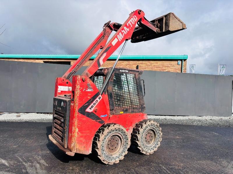 MANITOU 1650R SKIDSTEER YEAR 2020 *C/W BUCKET*VIDEO*