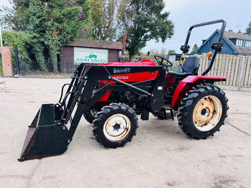 SIROMER 254 4WD TRACTOR CW LOADER & BUCKET *VIDEO*