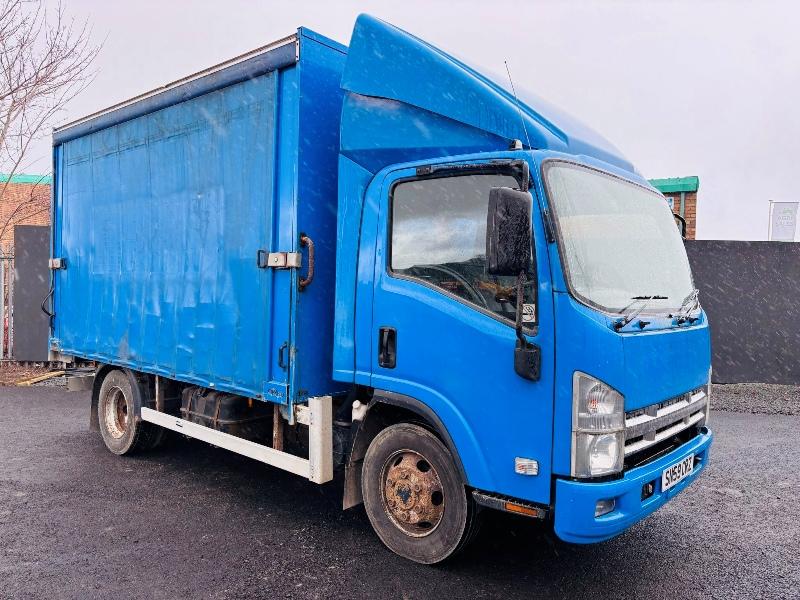 ISUZU N75.190 4X2 CURTAINSIDER LORRY *VIDEO*