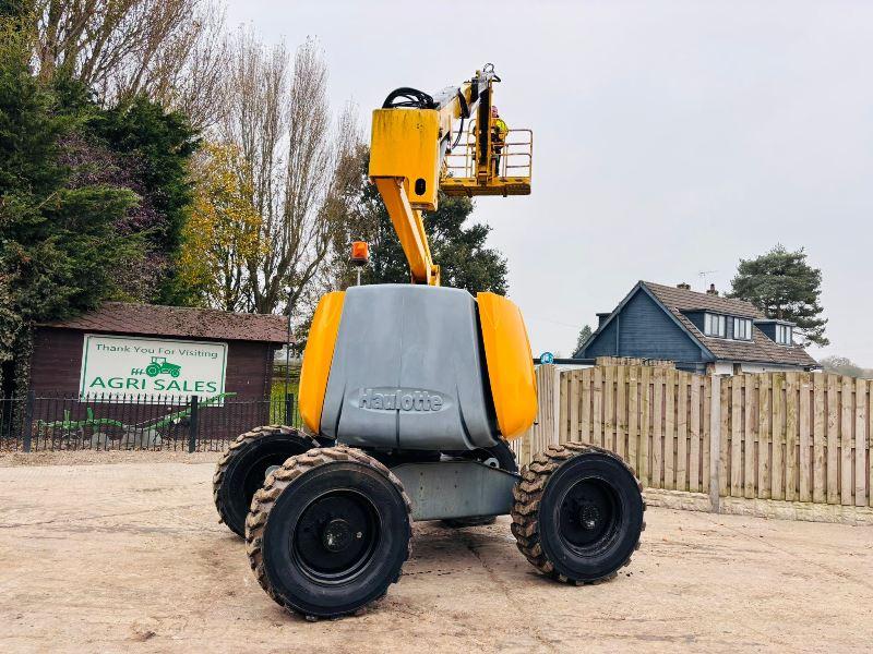 HAULOTTE HA18PX AIREL PLATFORM *18M REACH* C/W 4 WHEEL STEER *VIDEO*