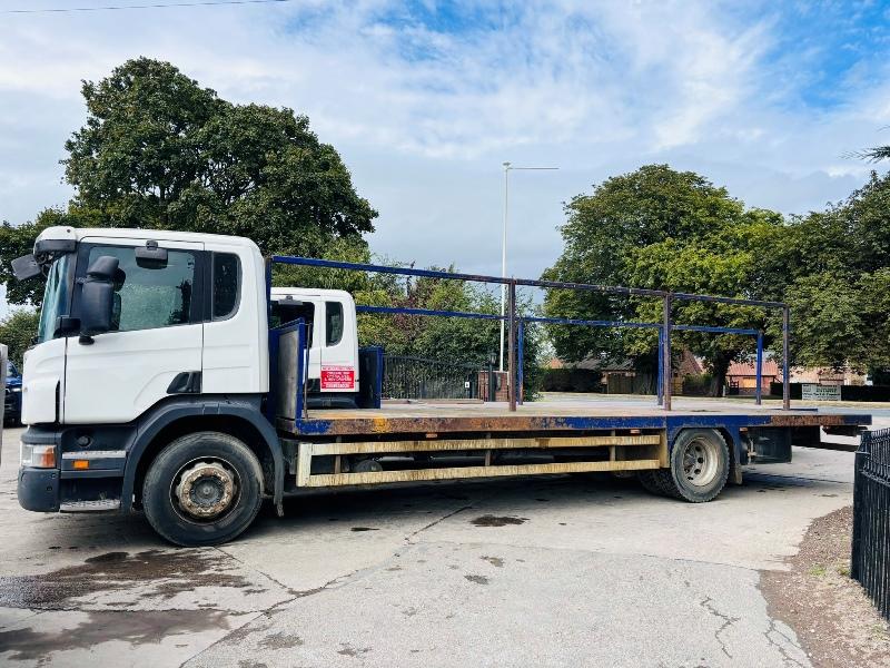 SCANIA P230 4X2 FLAT BED LORRY *YEAR 2010, CHOICE OF TWO *