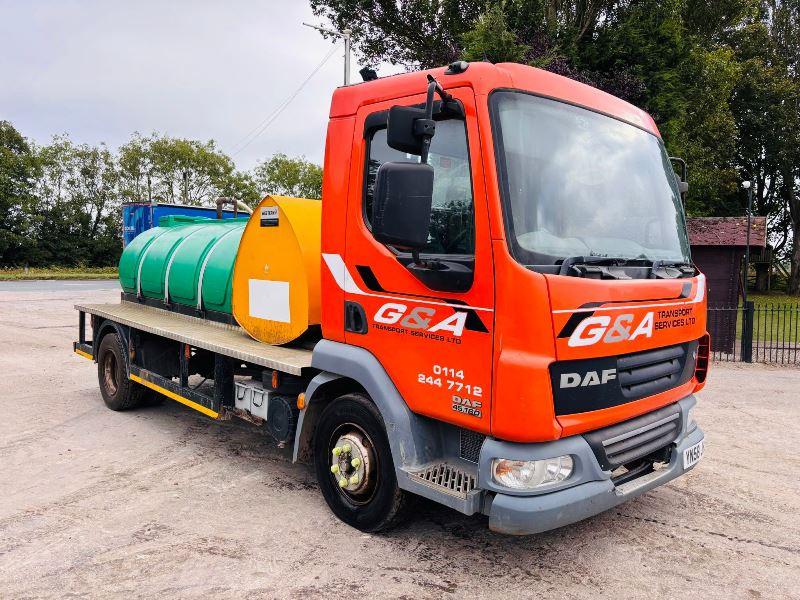 DAF LF45.106 08E 4X2 LORRY C/W FUEL BOWSER, WATER TANK & TRANSFER PUMP *VIDEO*