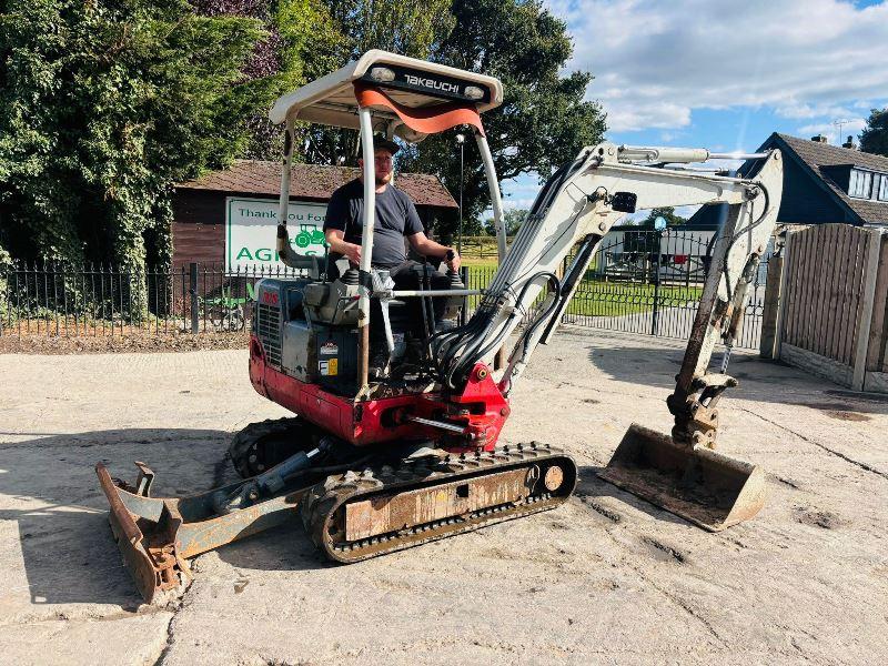 TAKEUCHI TB219 TRACKED EXCAVATOR *YEAR 2016, 4245 HOURS* C/W QUICK HITCH *VIDEO*