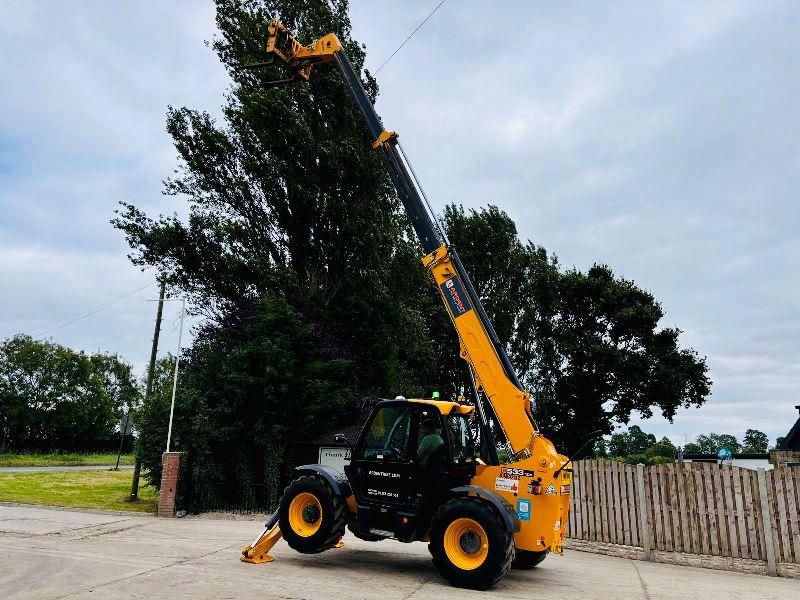 JCB 533-105 4WD TELEHANDLER *YEAR 2018, 10.5 METER REACH* C/W PALLET TINES *VIDEO*