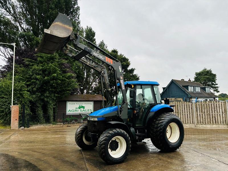 NEW HOLLAND TD90D 4WD TRACTOR *3858 HOURS* C/W MAILEUX MX75U LOADER *LOADER*