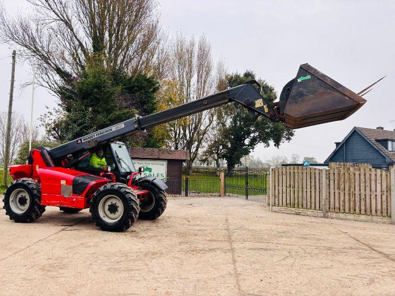 MASSEY FERGUSON 9254 4WD TELEHANDLER *AG-SPEC* C/W BUCKET & PALLET TINES *VIDEO*