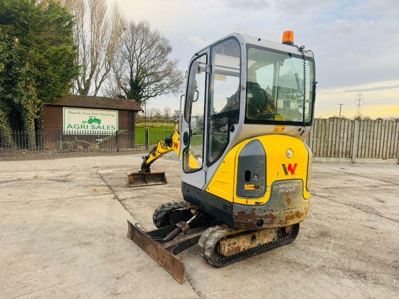 WACKER NEUSON ET17 EXCAVATOR *YEAR 2017, 2510 HOURS* C/W QUICK HITCH 