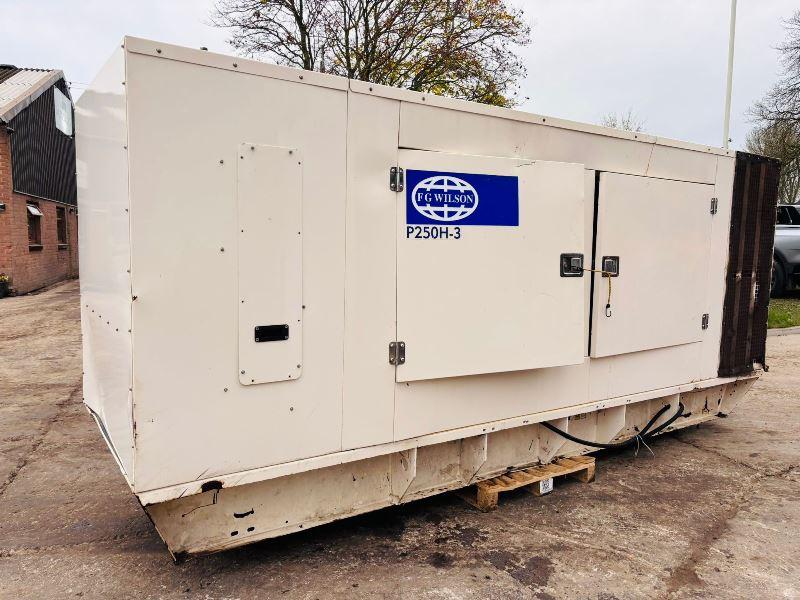 F-G WILSON P250H-3 250KVA GENERATOR *YEAR 2015* VIDEO*