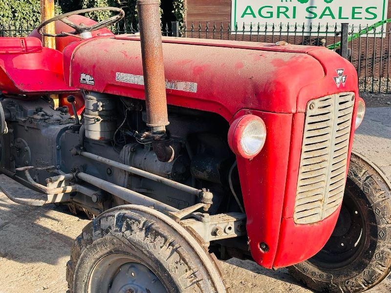 MASSEY FERGUSON 35 *4 CYLINDER* TRACTOR C/W ROLE BAR 