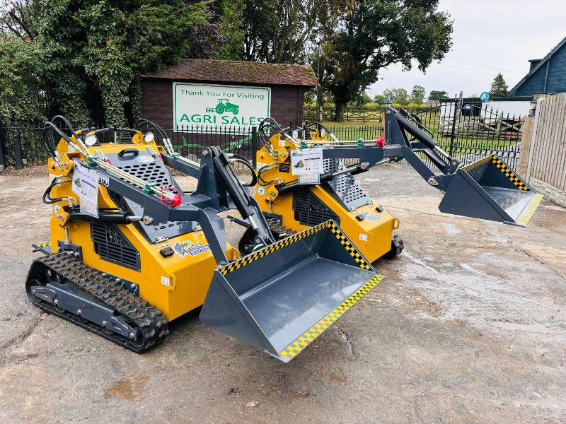 NEW UNUSED KINGKONG XG380 TRACKED SKIDSTEER LOADER *YEAR 2024, CHOICE OF TWO* VIDEO*