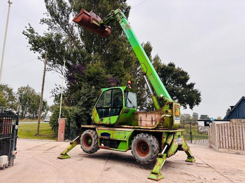 MERLO ROTO38.16S 4WD TELEHANDLER * 16 METER REACH* C/W PALLET TINES *VIDEO*