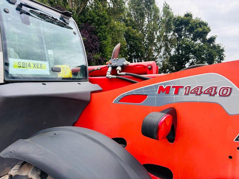 MANITOU MT1440 4WD TELEHANDLER *YEAR 2013, 14 METER REACH *VIDEO*