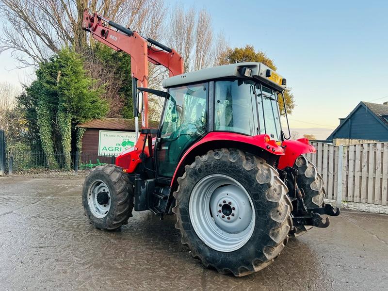 MASSEY FERGUSON 5455 4WD TRACTOR C/W MASSEY FERGUSON 950 FRONT LOADER