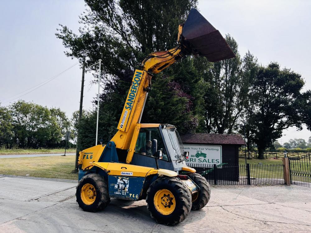 SANDERSON TL6ST 4WD TELEHANDLER *AG-SPEC* C/W BUCKET & PICK UP HITCH *VIDEO*