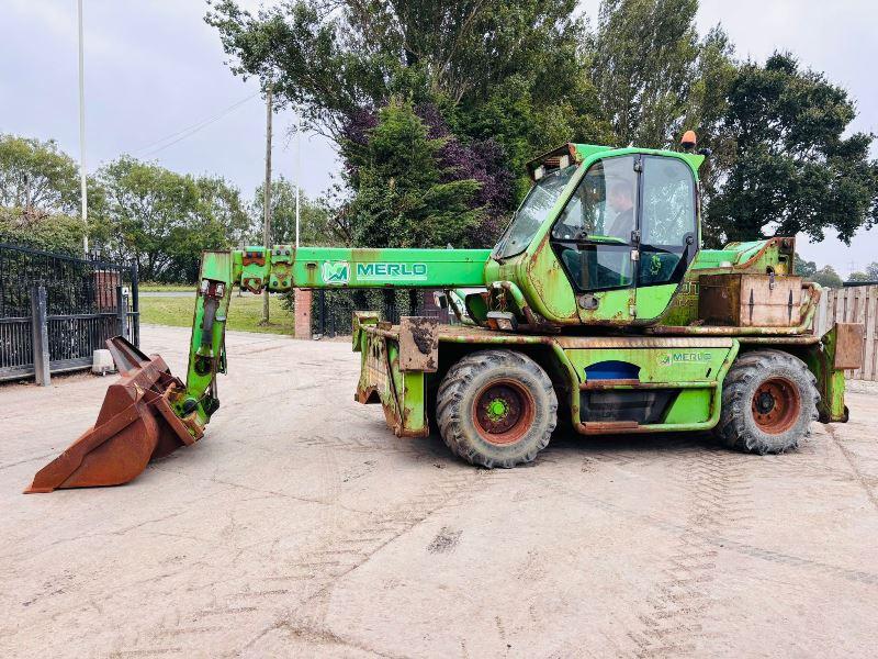 MERLO ROTO38.16S 4WD TELEHANDLER * 16 METER REACH* C/W PALLET TINES *VIDEO*