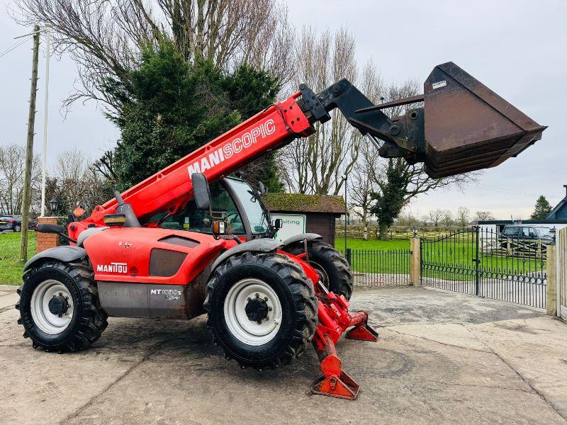 MANITOU MLT1030 4WD TELEHANDLER * 4788 HOURS * C/W BUCKET & TINES *VIDEO*