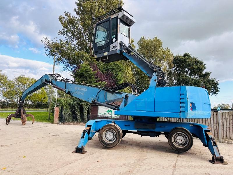 FUCHS HML340 HIG RISE CABIN MATERIAL HANDLER C/W ROTATING GRAB *VIDEO* 