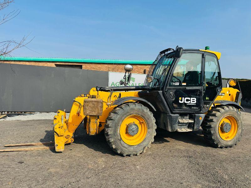 JCB 535-125 HIGH VIS TELEHANDLER *YEAR 2017*C/W PALLET TINES*VIDEO*