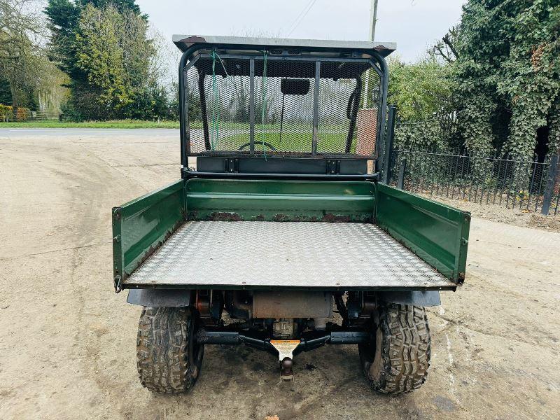 KAWASAKI 4WD MULE UTV C/W FRAME AND CANOPY 