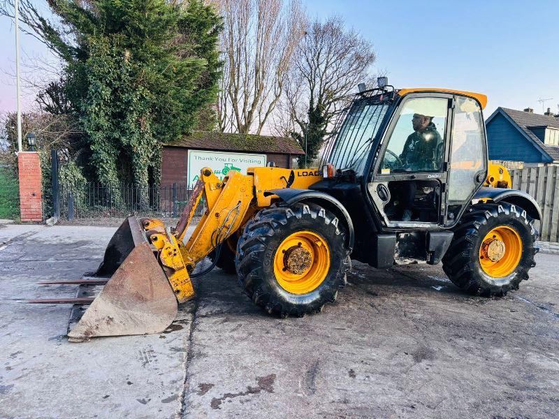 JCB 530-70 4WD TELEHANDLER C/W BUCKET & PALLET TINES *VIDEO*