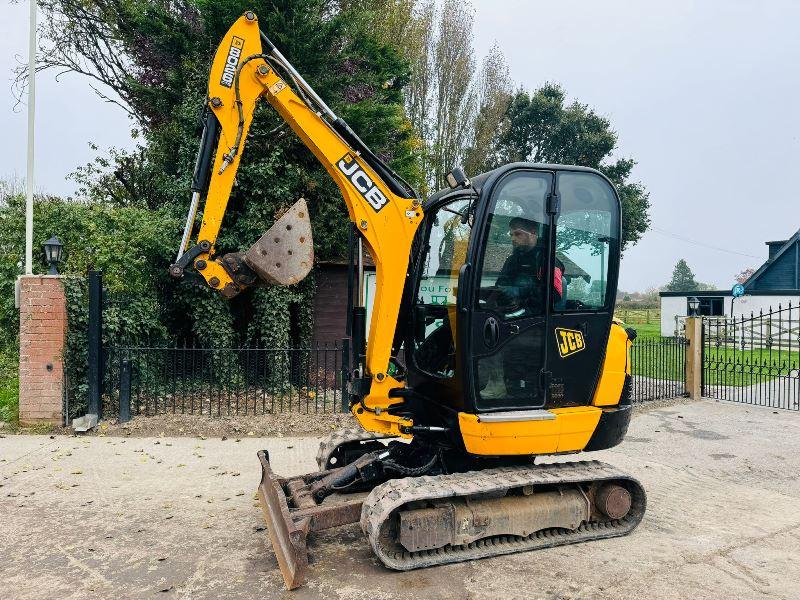 JCB 8026 TRACKED EXCAVATOR *YEAR 2017, ONLY 3094 HOURS* C/W QUICK HITCH *VIDEO*