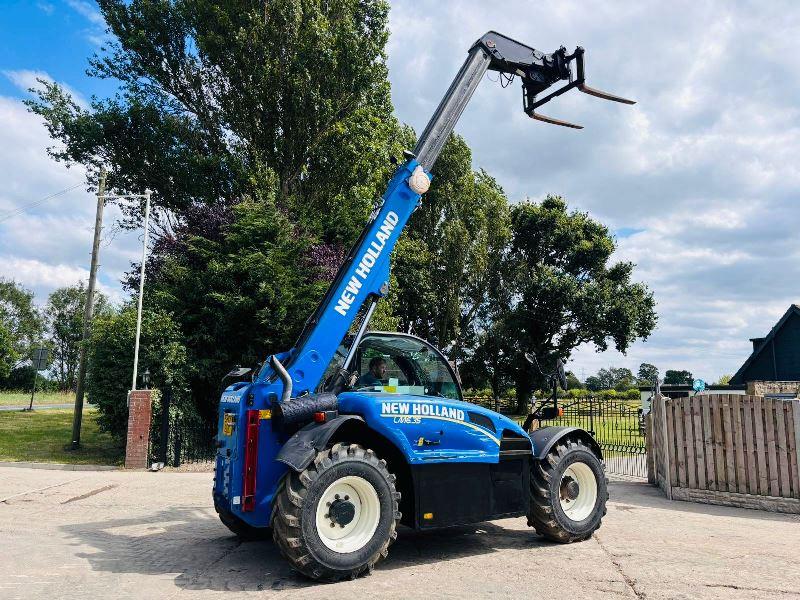 NEW HOLLAND LM6.35 4WD TELEHANDLER *YEAR 2017, 4851* C/W PALLET TINES *VIDEO*