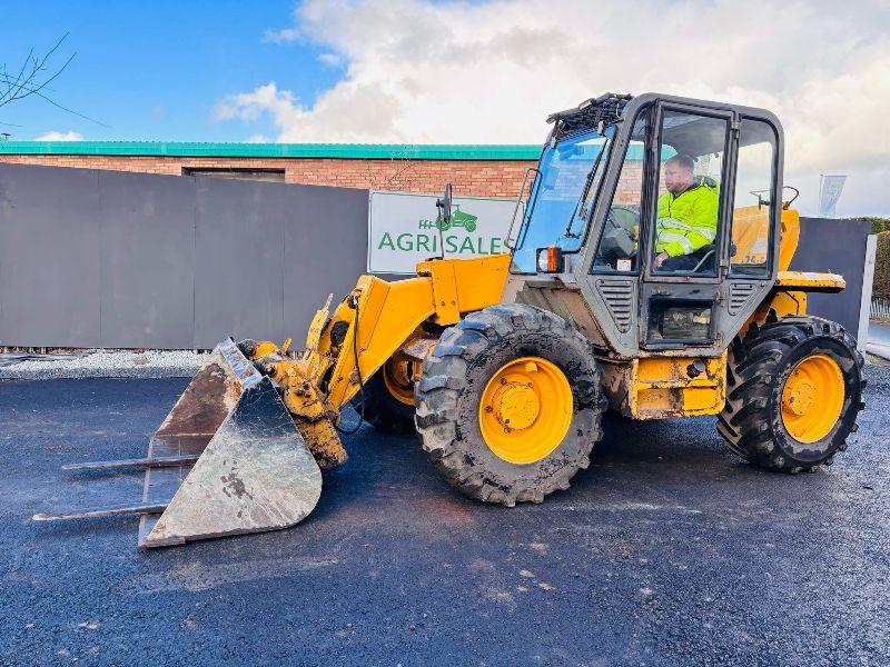 JCB 525-58 TELEHANDLER C/W BUCKET AND TINES*VIDEO*