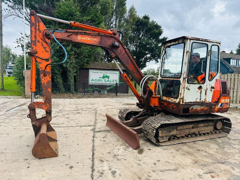 HITACHI UE50 TRACKED EXCAVATOR C/W ISUZU ENGINE *VIDEO*