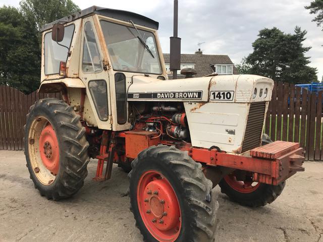 DAVID BROWN 1410 4X4 TRACTOR WITH FRONT WEIGHTS ( SALE AGREED )