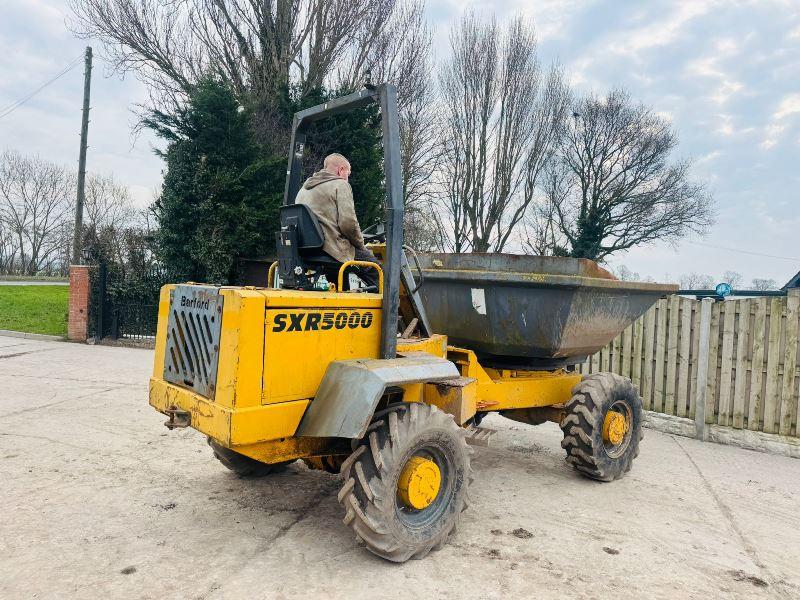 BARFORD SXR5000 SWIVEL TIP DUMPER*VIDEO*