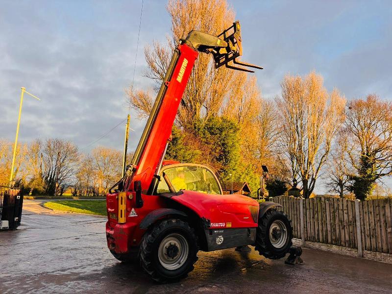 MANITOU MT1135 4WD TELEHANDLER *YEAR 2014* C/W PALLET TINES *VIDEO*