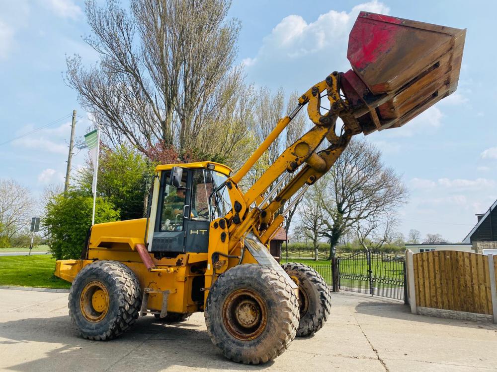 JCB 436 4WD LOADING SHOVEL C/W SUTTON TOE-TIP BUCKET