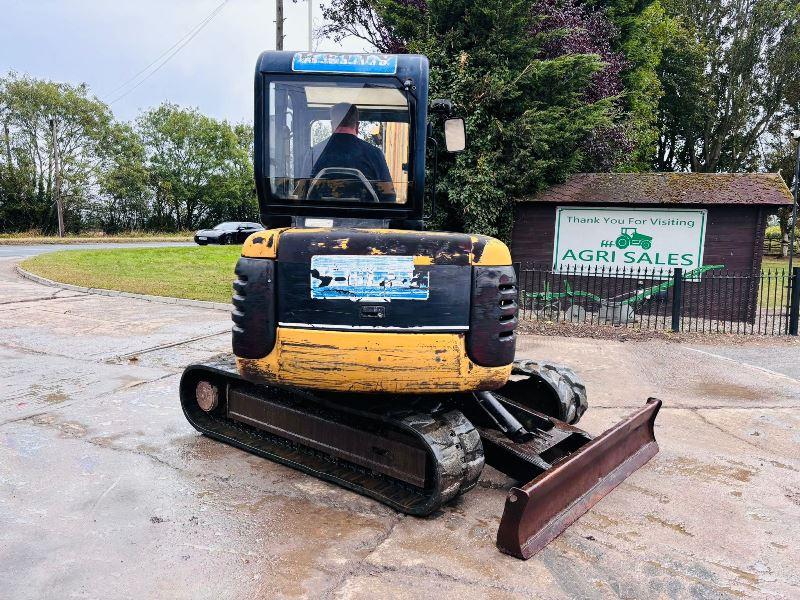 CATERPILLAR 304.5 TRACKED EXCAVATOR C/W BUCKET 