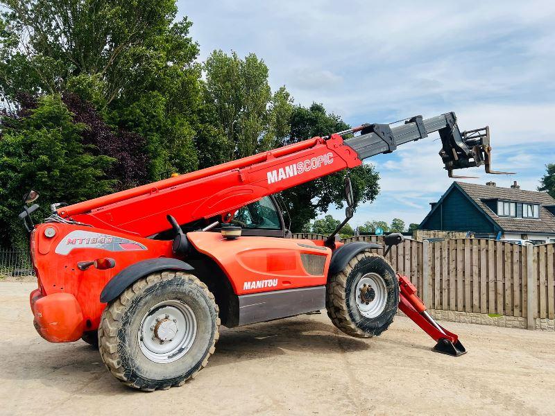 MANITOU MT1840 4WD TELEHANDLER *18 METER REACH* C/W PALLET TINES 