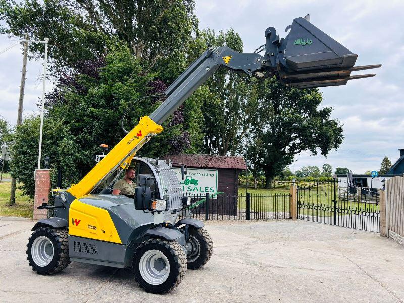 WACKER NEUSON TH412 4WD TELEHANDLER *ONLY 18 HOURS* C/W TINES & BUCKET *VIDEO*