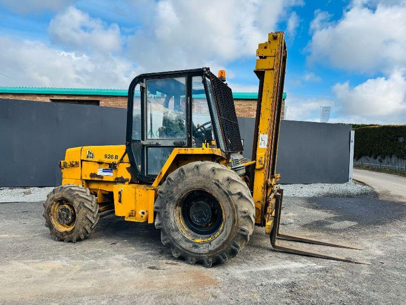 JCB 926 B 4WD 2 STAGE MASTED FORKLIFT*VIDEO*