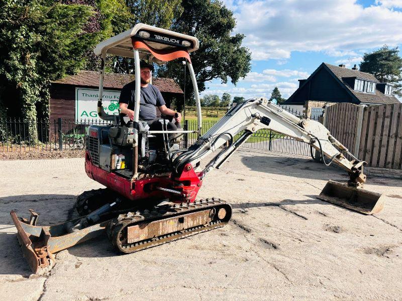 TAKEUCHI TB219 TRACKED EXCAVATOR *YEAR 2016, 4245 HOURS* C/W QUICK HITCH *VIDEO*