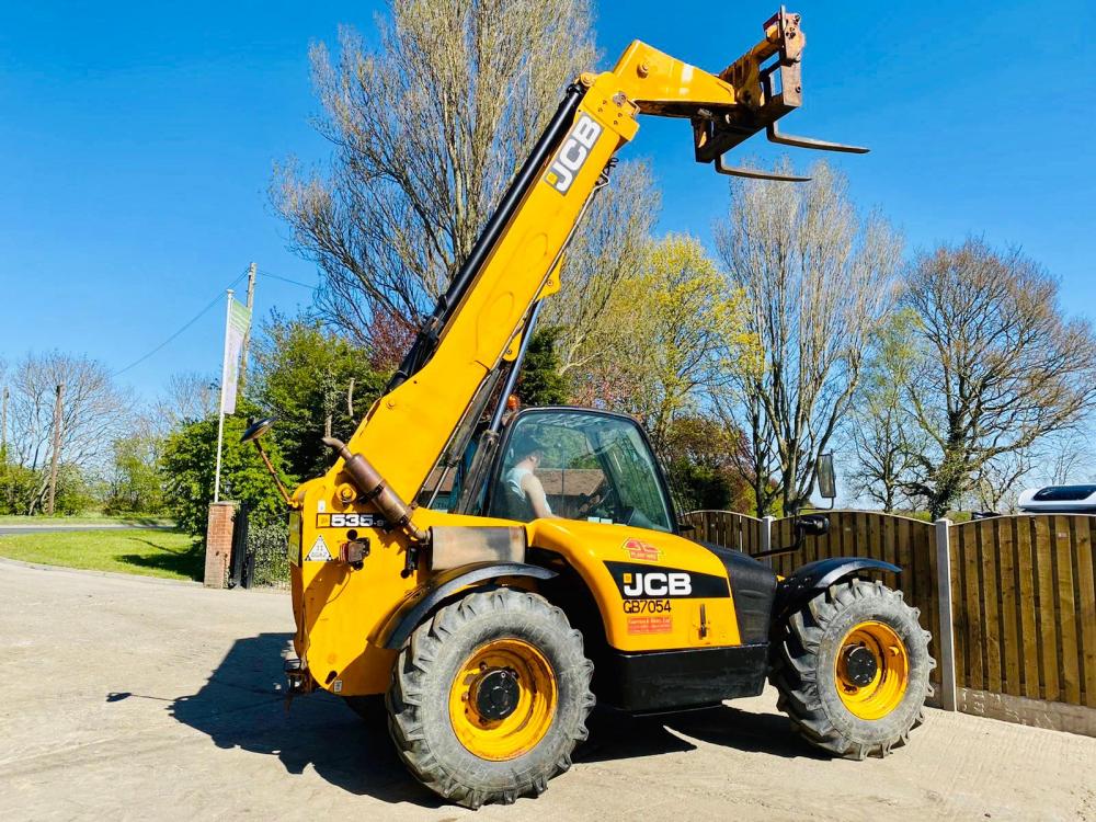 JCB 535-95 TELEHANDLER * YEAR 2013 * ONLY 7753 HOURS C/W 9.5 METER REACH