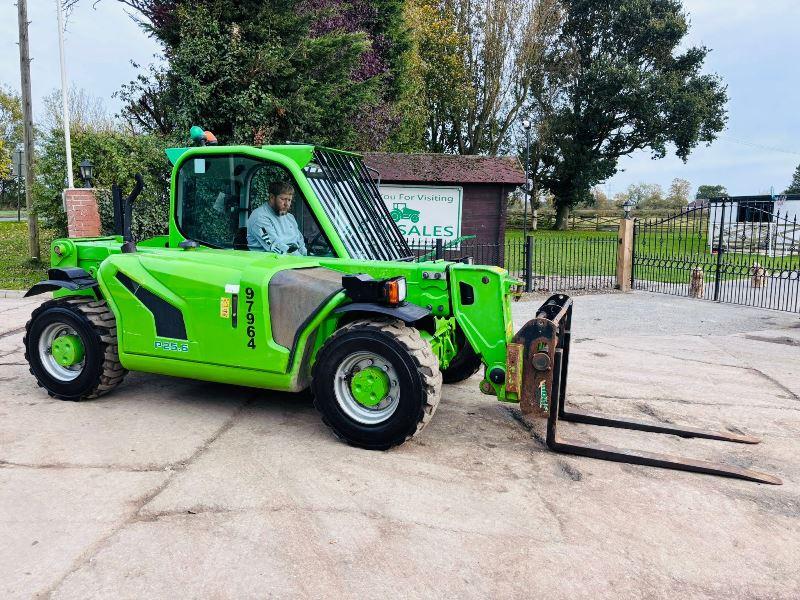 MERLO P25.6 TURBO TELEHANDLER *YEAR 2017, ONLY 2249 HOURS* C/W PALLET TINES *VIDEO*