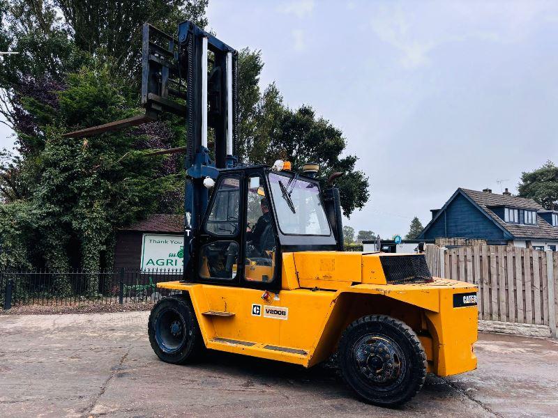 CATERPILLAR VB200B DIESEL FORKLIFT C/W SIDE SHIFT & TINE POSITIONING *VIDEO*