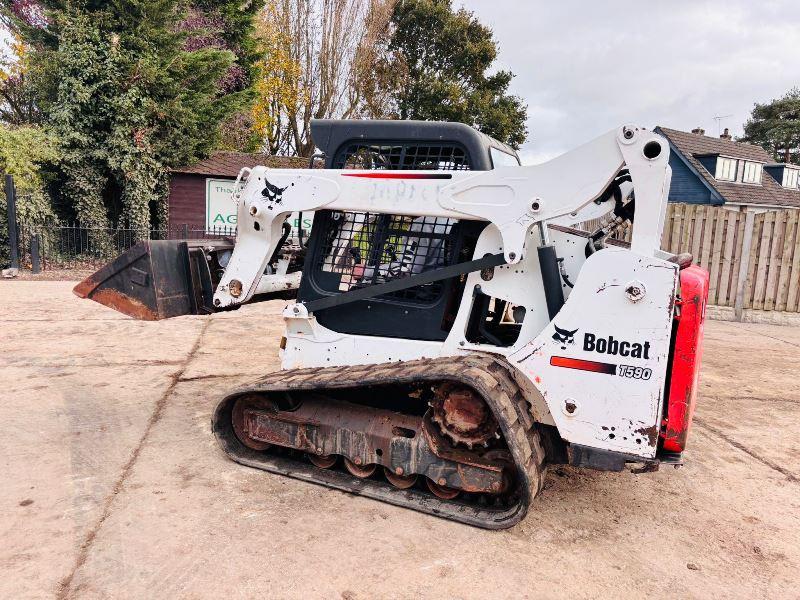 BOBCAT T590 TRACKED SKIDSTEER *YEAR 2017* C/W BUCKET *VIDEO*