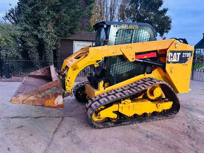 CATERPILLAR 279D TRACKED SKIDSTEER *YEAR 2017* C/W BUCKET *VIDEO*